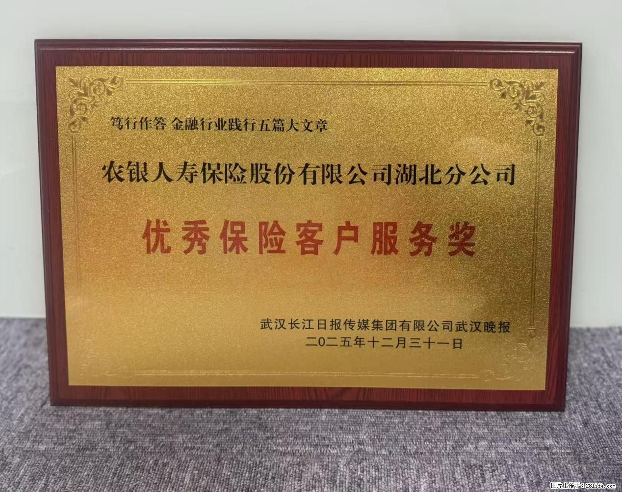 农银人寿湖北分公司荣膺“优秀保险客户服务奖”和“优秀消费者权益保护金融机构”两个奖项 - 十堰生活资讯 - 十堰28生活网 shiyan.28life.com
